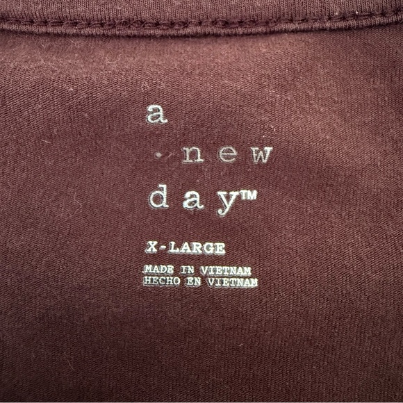 Women’s A New Day Double Flutter Short Sleeve Slim Fit Top Butterfly Ruffle XL - Picture 12 of 15